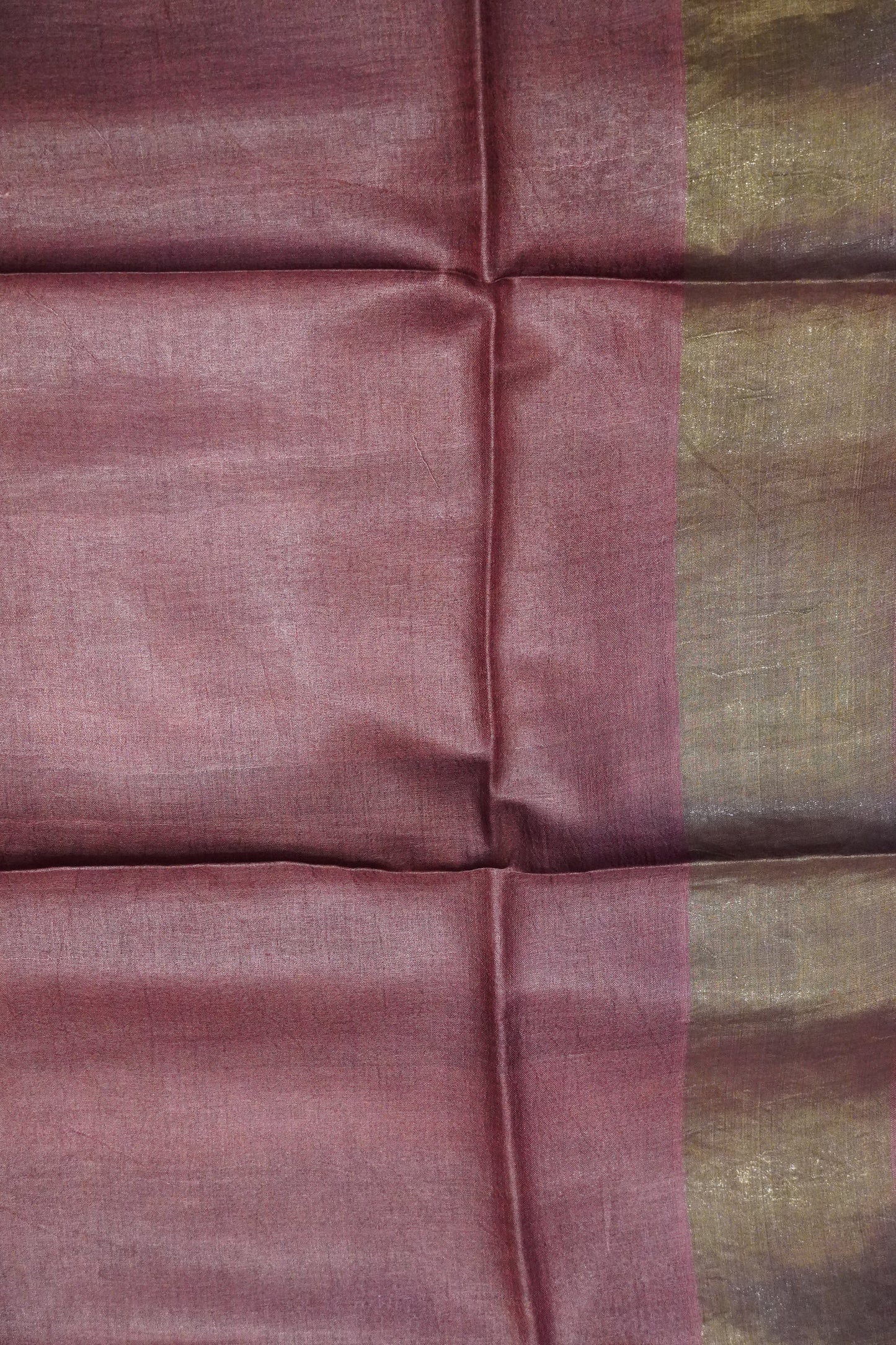 Pure Tussar Silk - Black