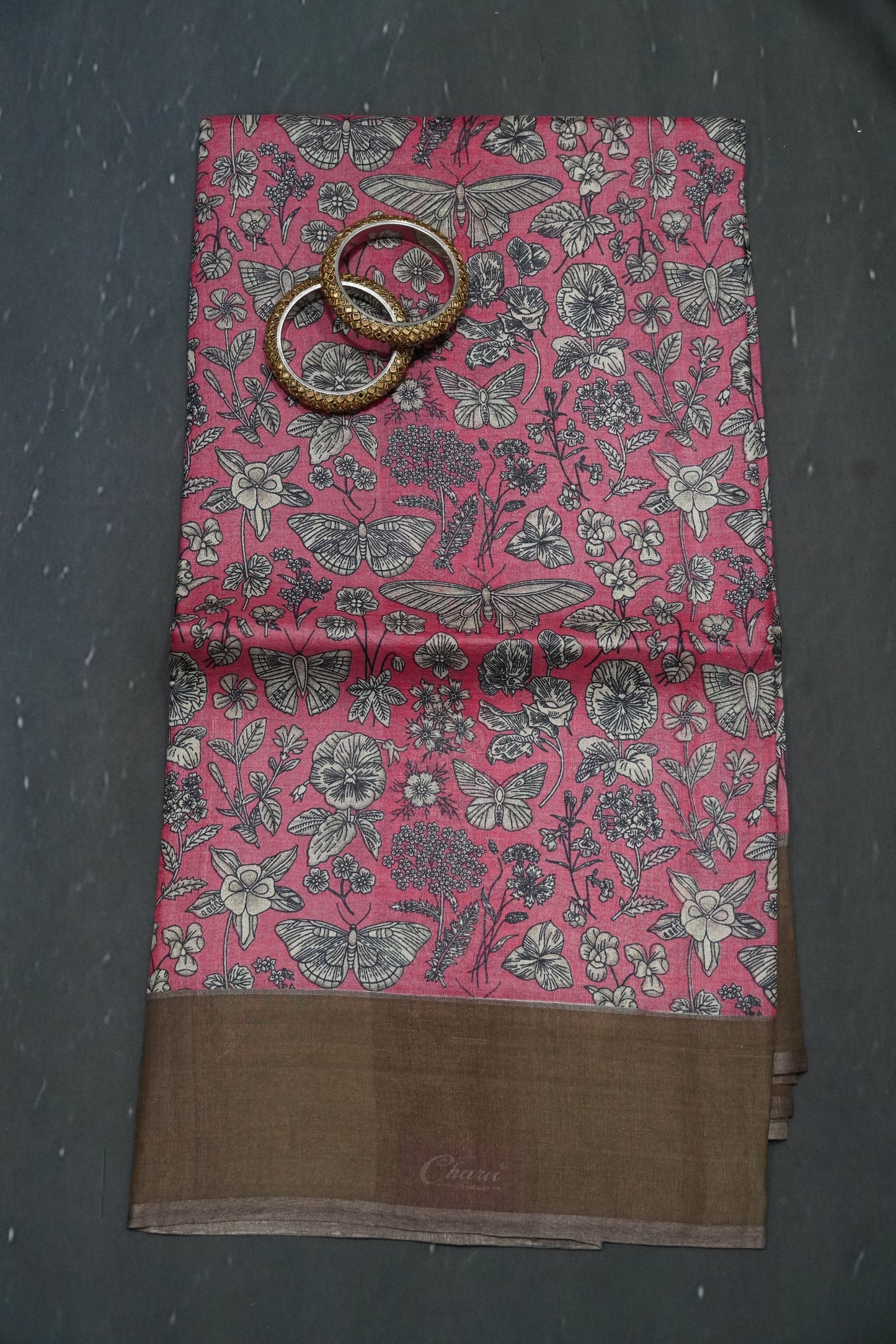 Pure Tussar Silk - Pink