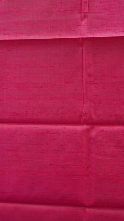 Pure Dupion Silk Saree - Small Tower Border Muted Sage Green