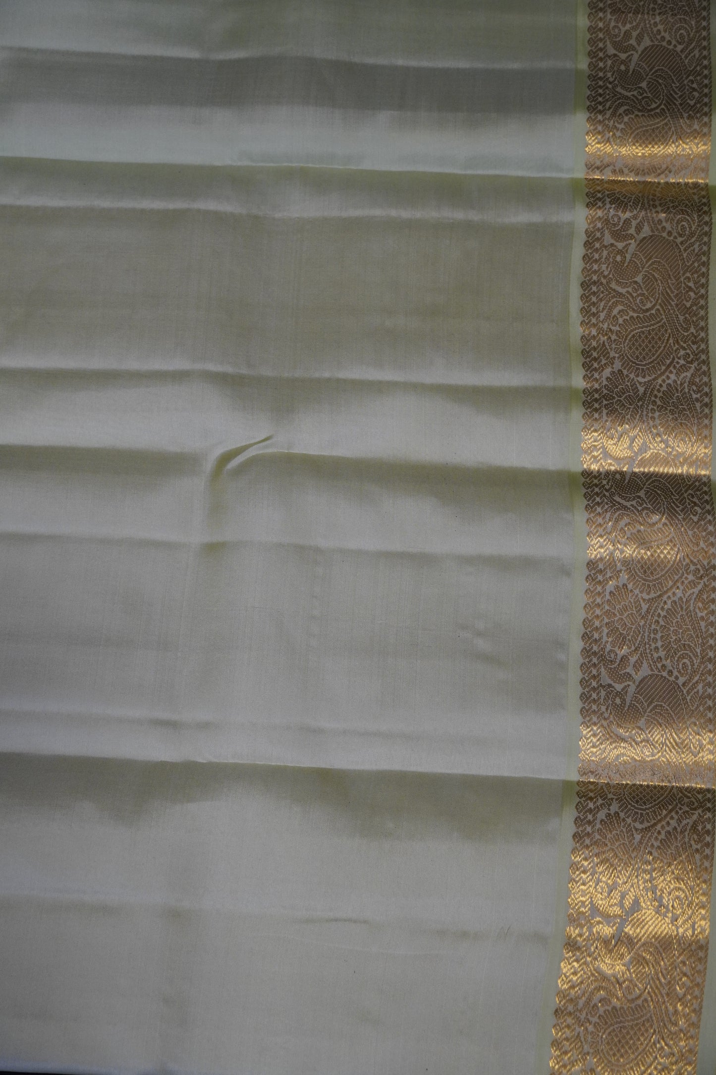 Pure Silk Saree - Wine - Pista Green