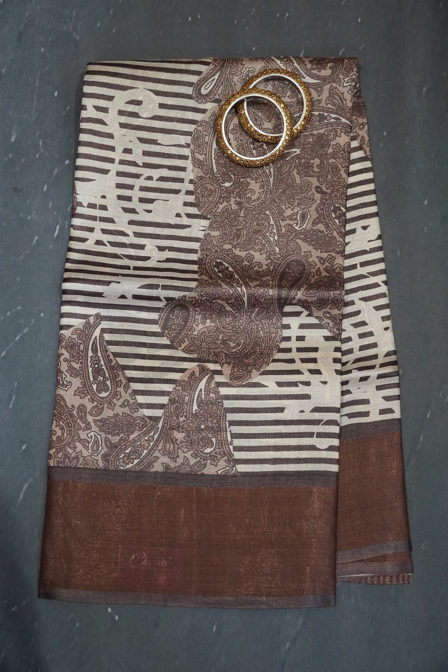 Pure Tussar Silk - Brown