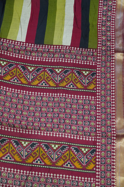 Malai Cotton Saree - Body Lines