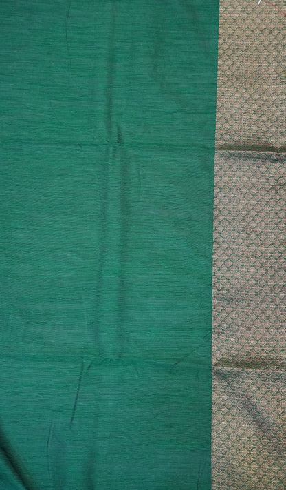 Bamboo Silk Saree-Maroon Tree Zari embryoid Work