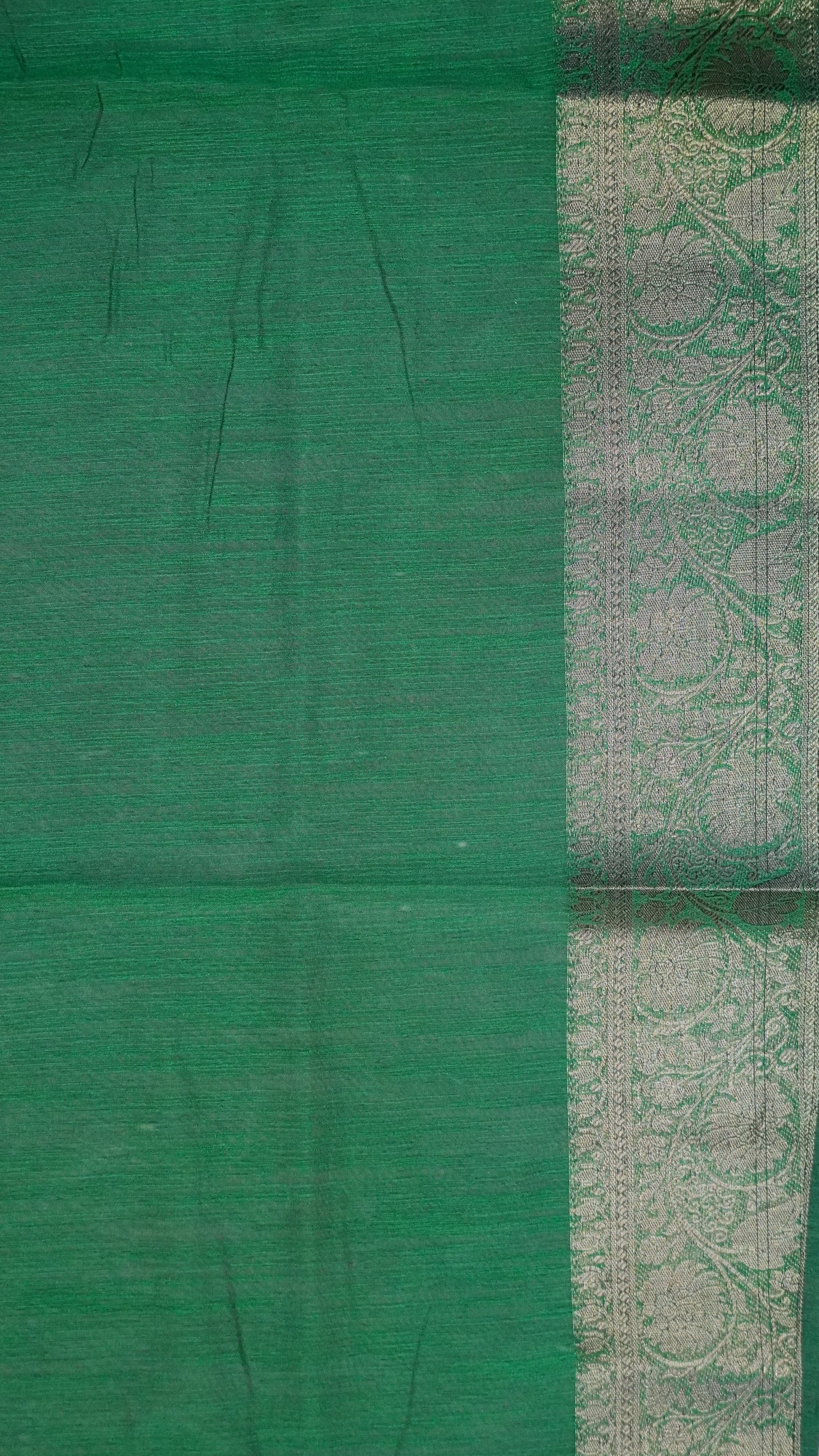 Bamboo Silk Saree-Aplique Work-Maroon