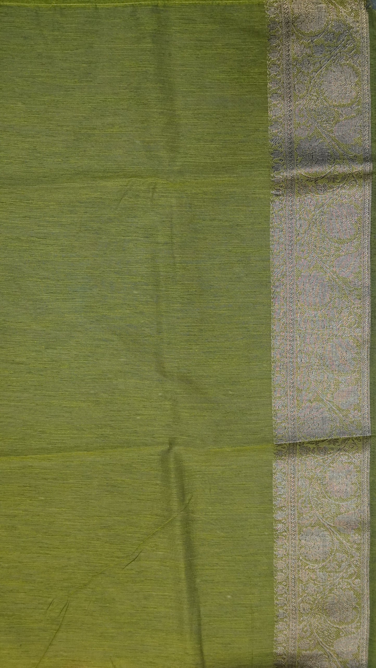 Bamboo Silk Saree-Aplique Work-Rani Pink