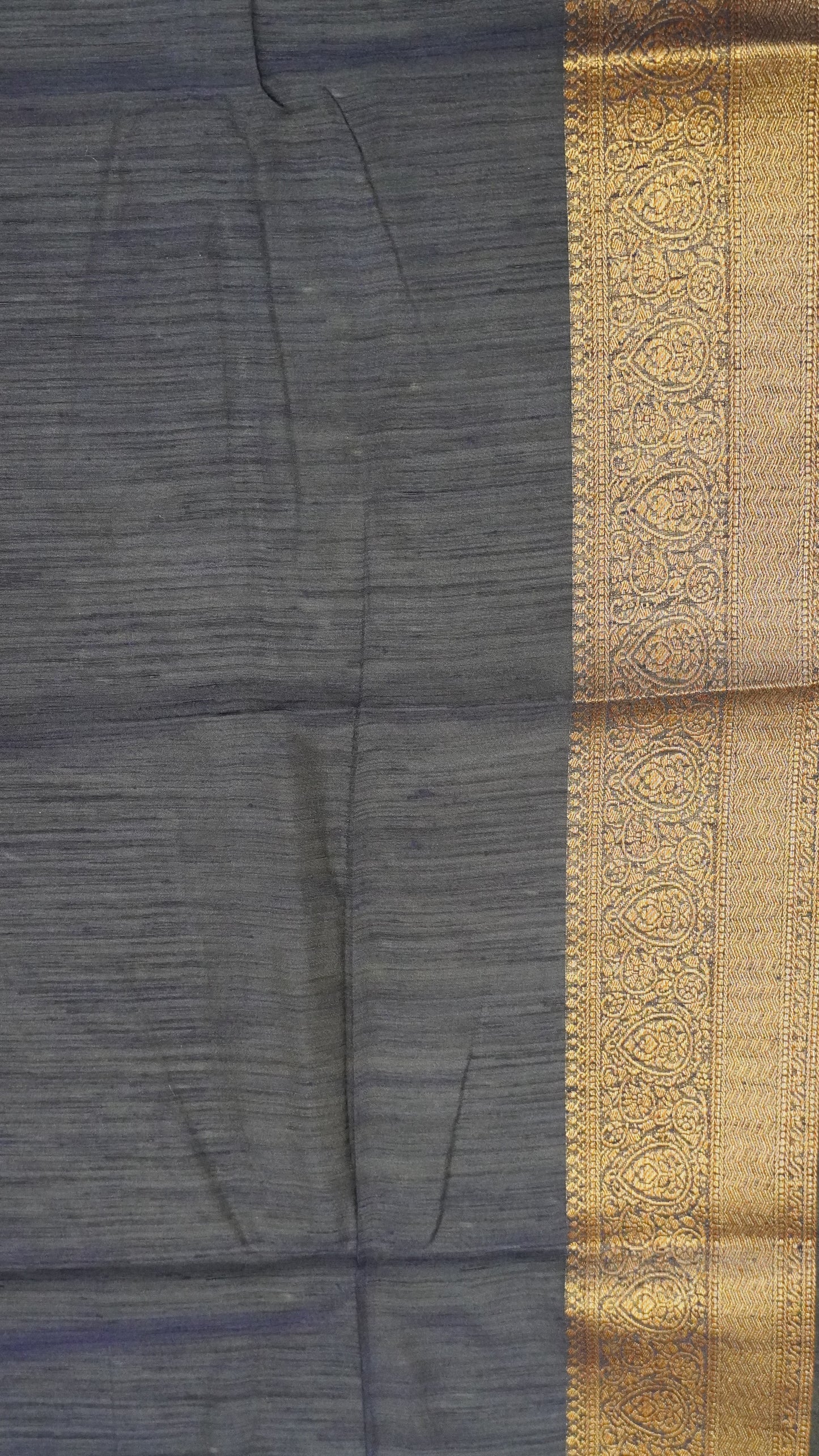 Bamboo Silk Saree-Ramar Blue With Blue