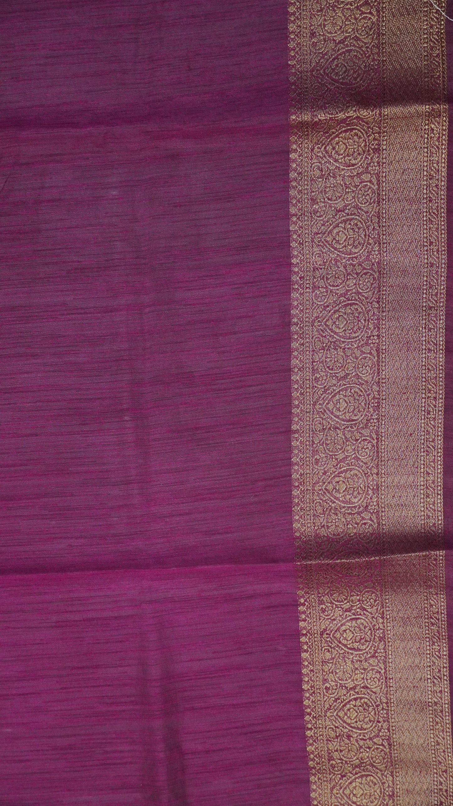 Bamboo Silk Saree-Sage Green With Wine