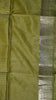 Semi Raw Silk Tower Border Yellow to Green thumbnail