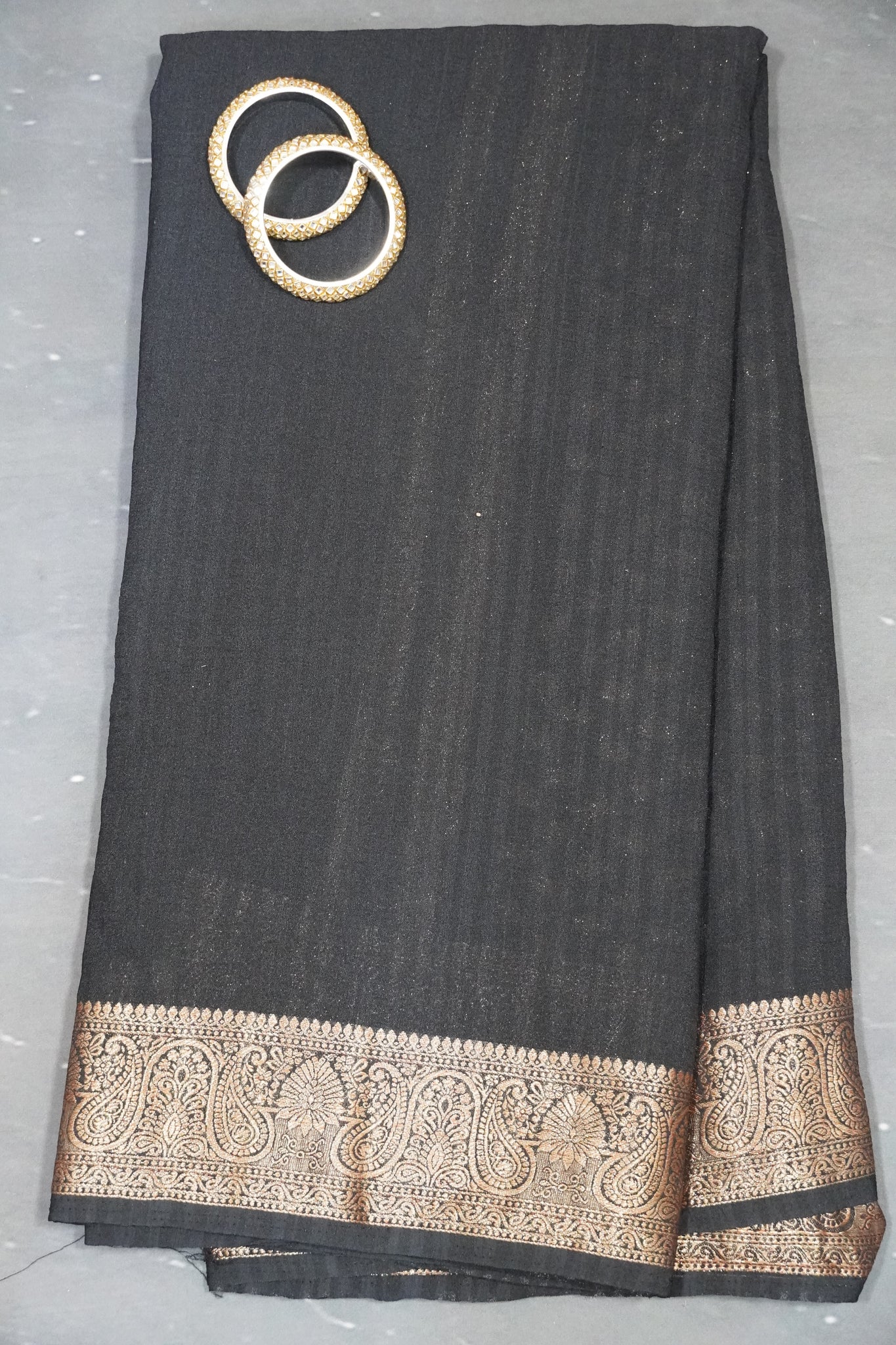 Banarasi Georgette Saree - Black