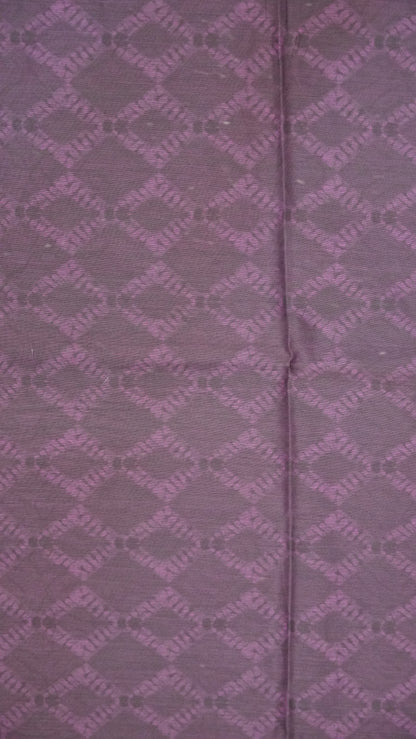 Chanderi Cotton Saree-Penn Kalamkari-Purple