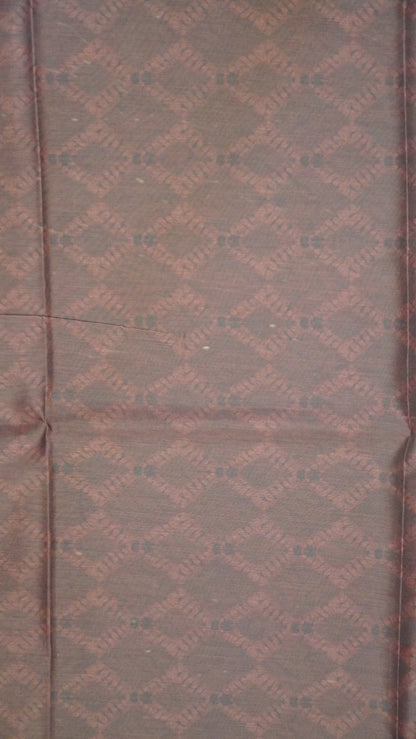 Chanderi Cotton Saree-Penn Kalamkari-Maroon