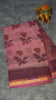 Kota Doria Cotton Saree Floral thumbnail