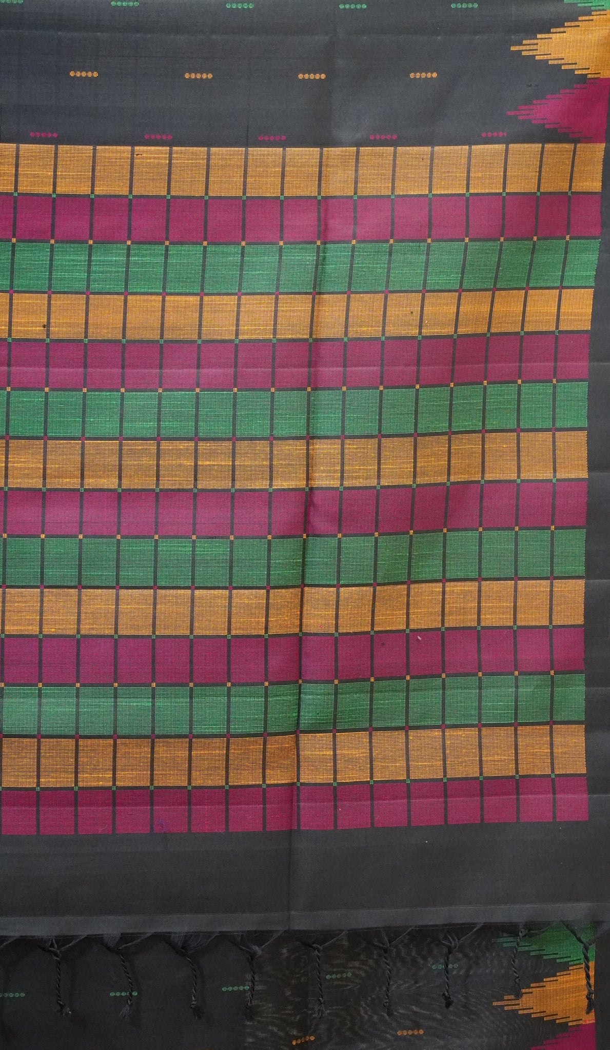 Pure Soft Silk Saree Black