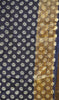 Jute Shiffon Saree Navy Blue thumbnail