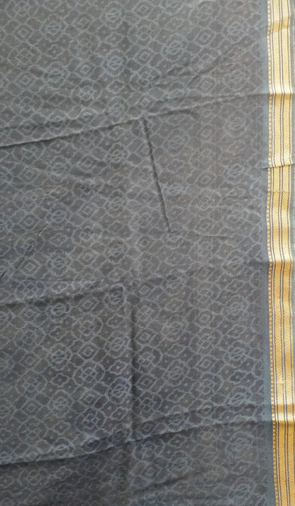 Viscose Saree-Green Peacock Body