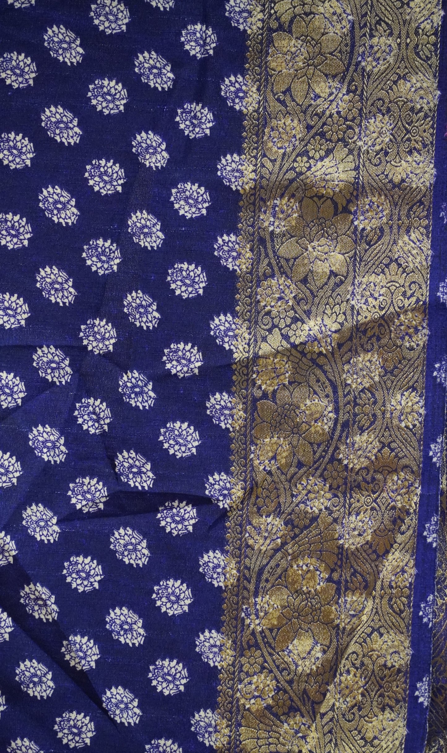 Jute Shiffon Saree Violet to Pink