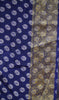 Jute Shiffon Saree Violet to Pink thumbnail