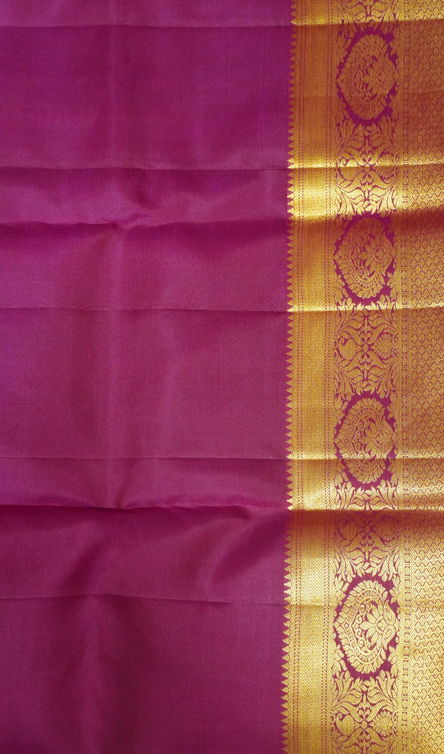 Pure Kanjivaram Silk Saree-Bottle Green Brocade Silk