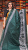 Semi Linen Lavender Saree With Madhubani Print Green thumbnail