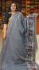 Semi Linen Lavender Saree With Madhubani Print Grey thumbnail