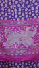 Semi Pattola Saree Kolam Floral Pruple thumbnail