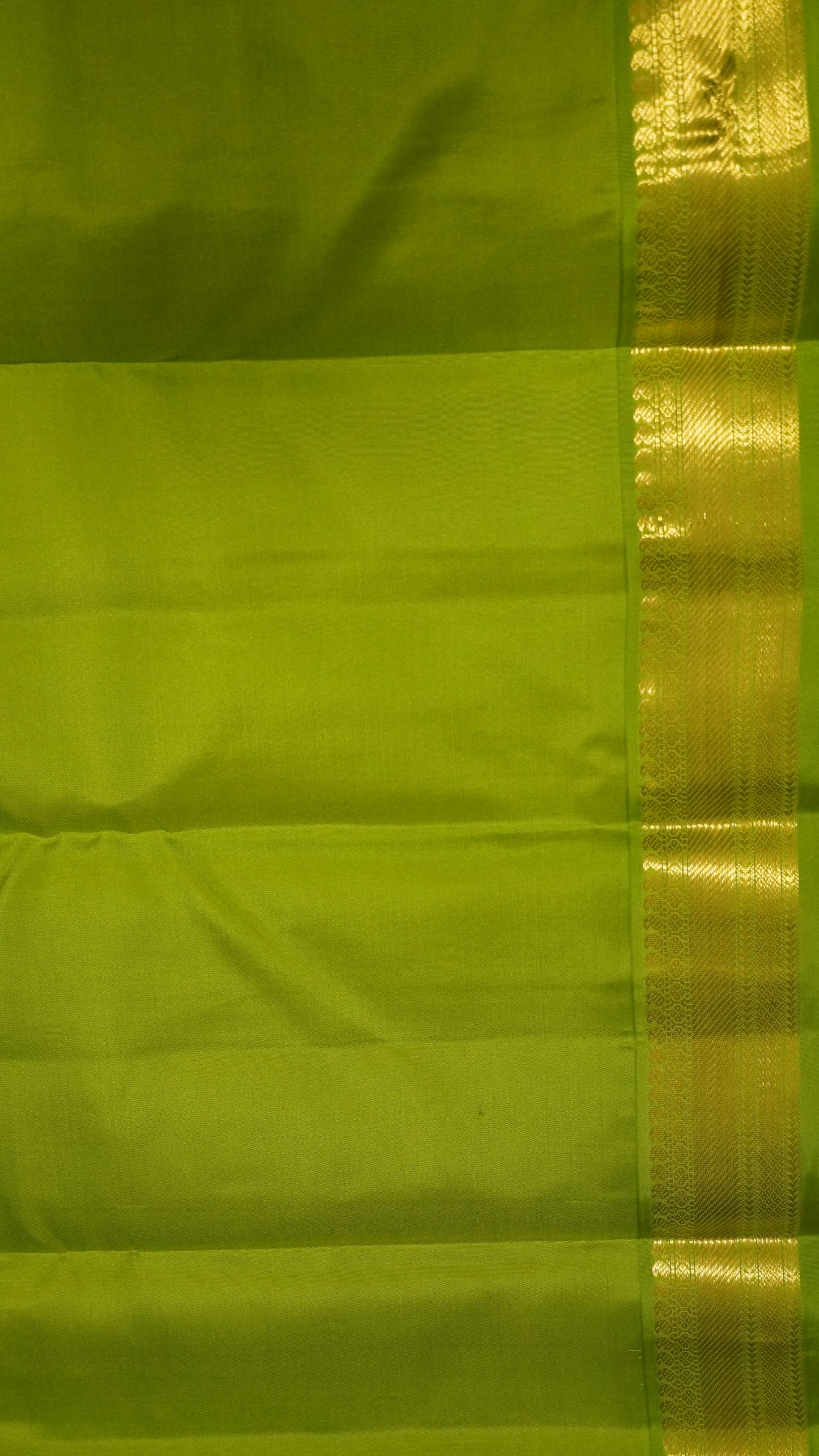 Pure Silk Saree - Royal Blue - Green