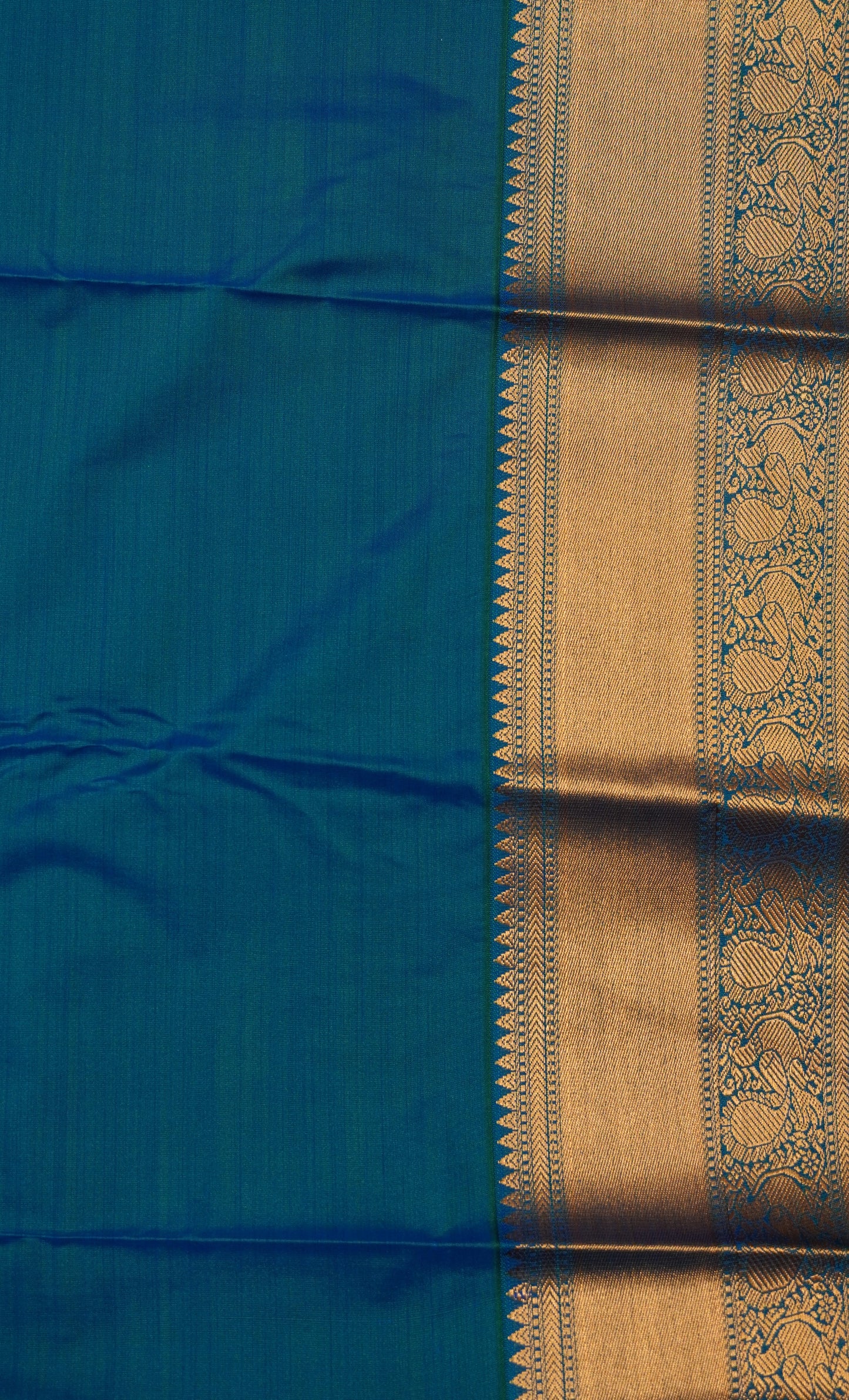 Semi Kanjivaram Silk Saree -Yellow 1000 Butta