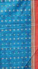 Semi Tussar Saree Printed Blue to Pink thumbnail