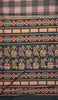 Semi Tussar Saree Checkered Pattern Wine thumbnail