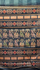 Semi Tussar Saree Checkered Pattern Blue thumbnail