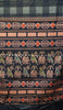 Semi Tussar Saree Checkered Pattern Black to Grey thumbnail