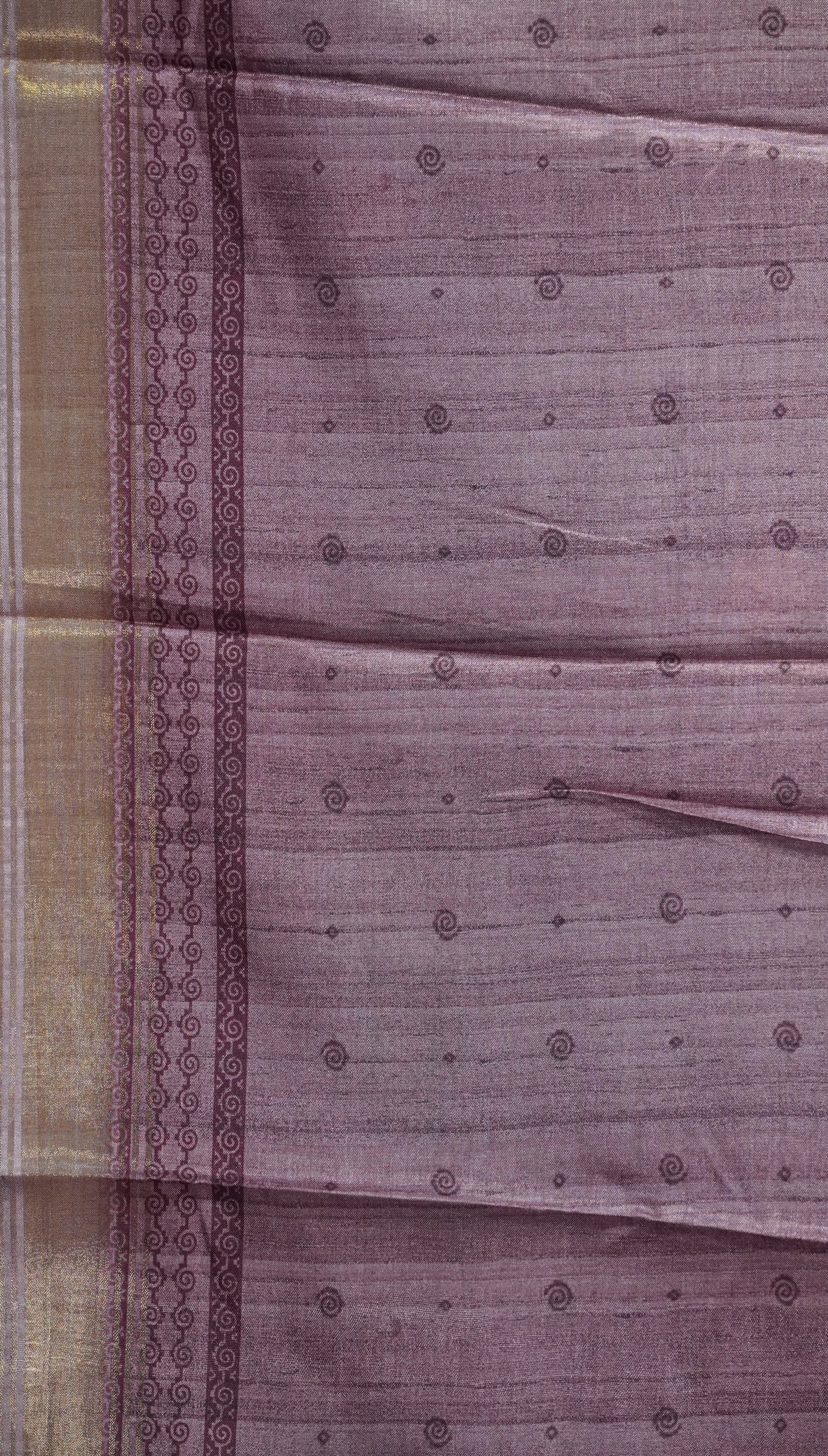 Semi Printed Pichwai Silk Saree Teal Blue to Wine