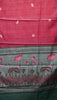 Semi Printed Pichwai Silk Saree Onion Pink to Green thumbnail