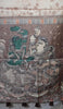 Semi Tussar Saree Kalamkari With Floral Pattern Brown thumbnail