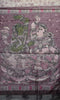 Semi Tussar Saree Kalamkari With Floral Pattern Pruple thumbnail