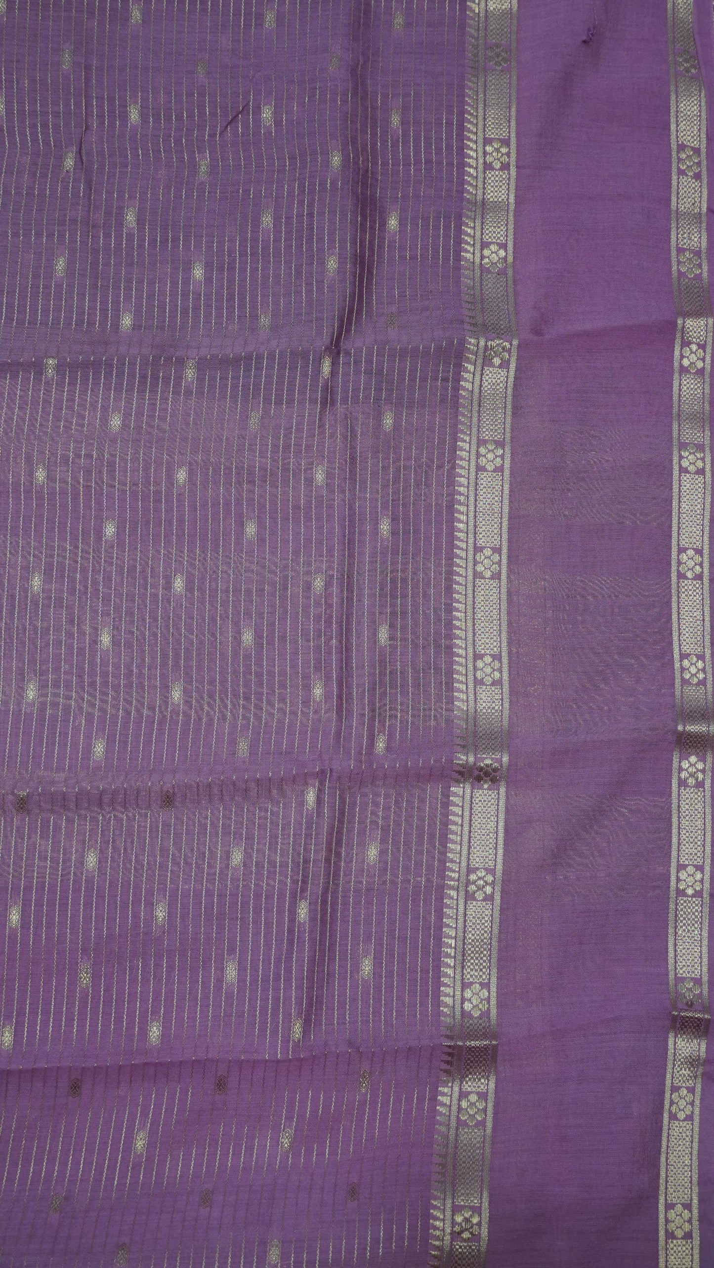Viscose Saree-Floral Rettapet - Wine