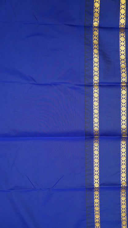 Semi Kanjivaram Silk Saree -Tower Border-Lavender