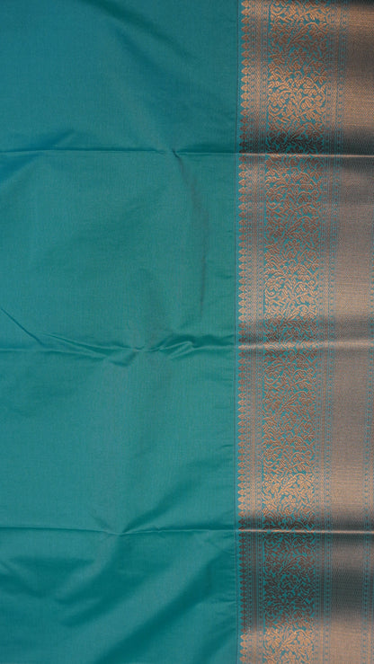 Semi Kanjivaram Silk Saree - Purple