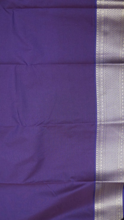 Semi Kanjivaram Silk Saree - Orange