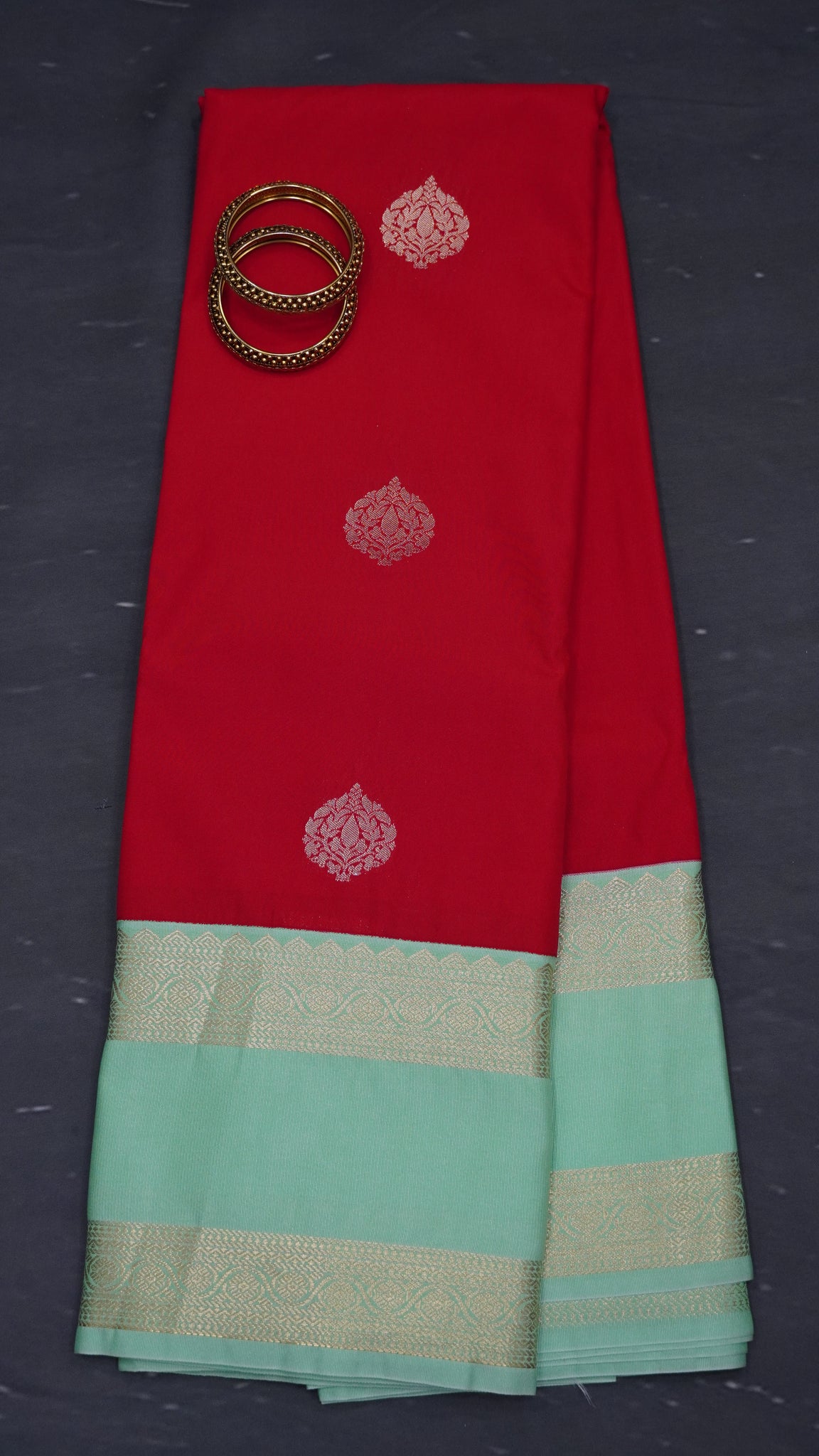Semi Kanchipuram Silk Saree - Red
