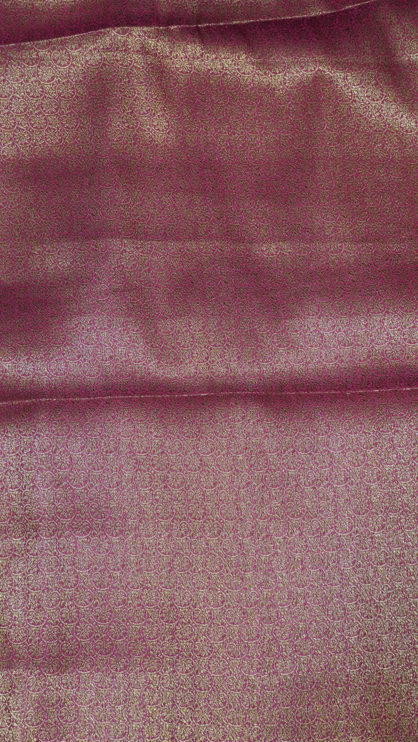Bamboo Silk Saree Retapett Border- Dark purple