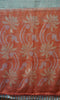 Semi Linen Saree Cream With Orange With Small Zari Border thumbnail