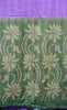 Semi Linen Lavender With Green With Small Zari Border thumbnail