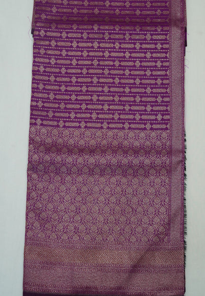 Semi Banarasi Uppada Silk Saree-Magenta