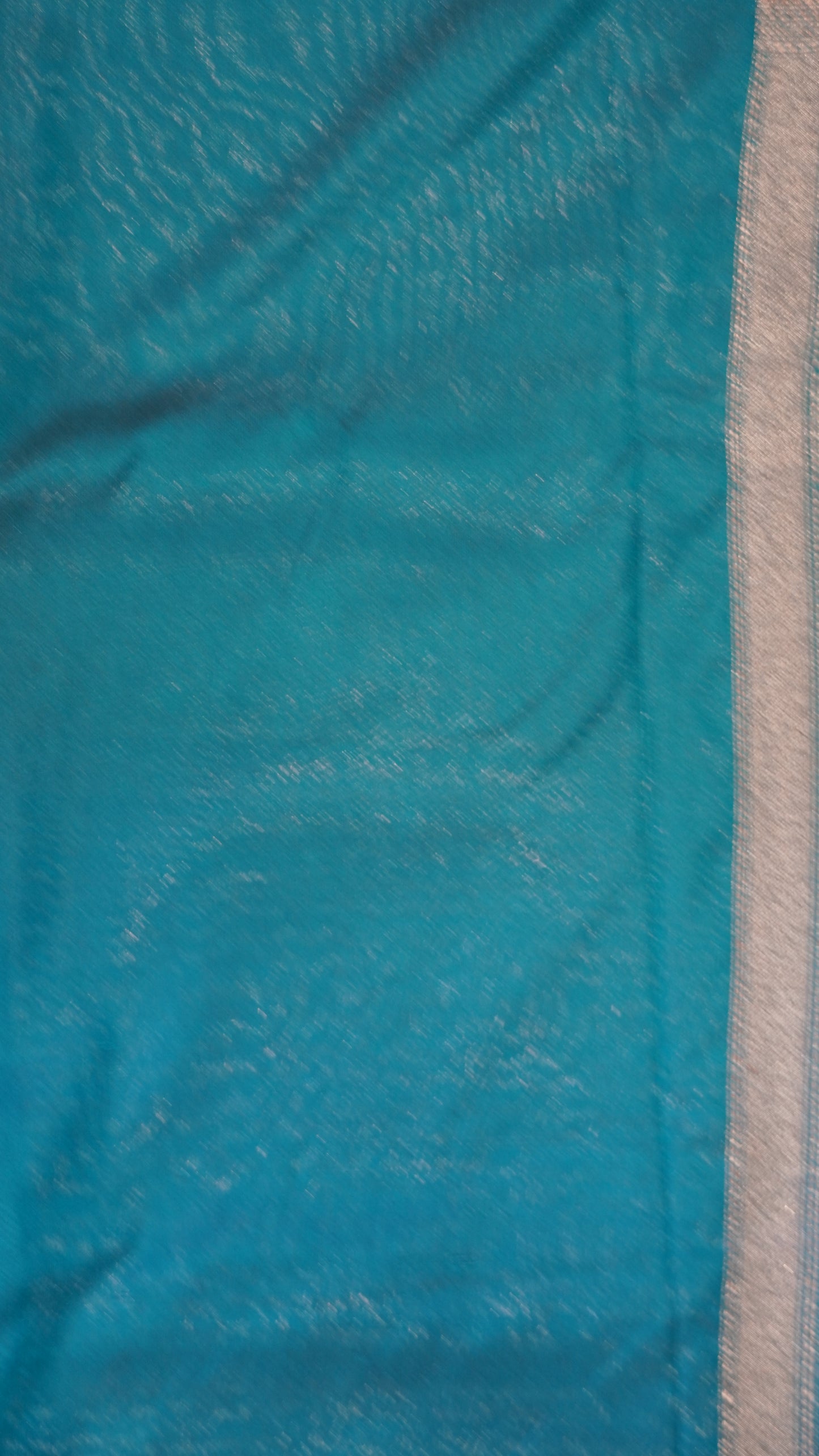 Semi Banarasi Uppada Silk Saree-Peacock green