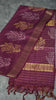 Bhagalpur Cotton Saree Checks Purple thumbnail