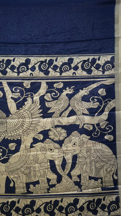 Chiralam Saree Blue