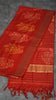 Bhagalpur Cotton Saree Checks Red thumbnail