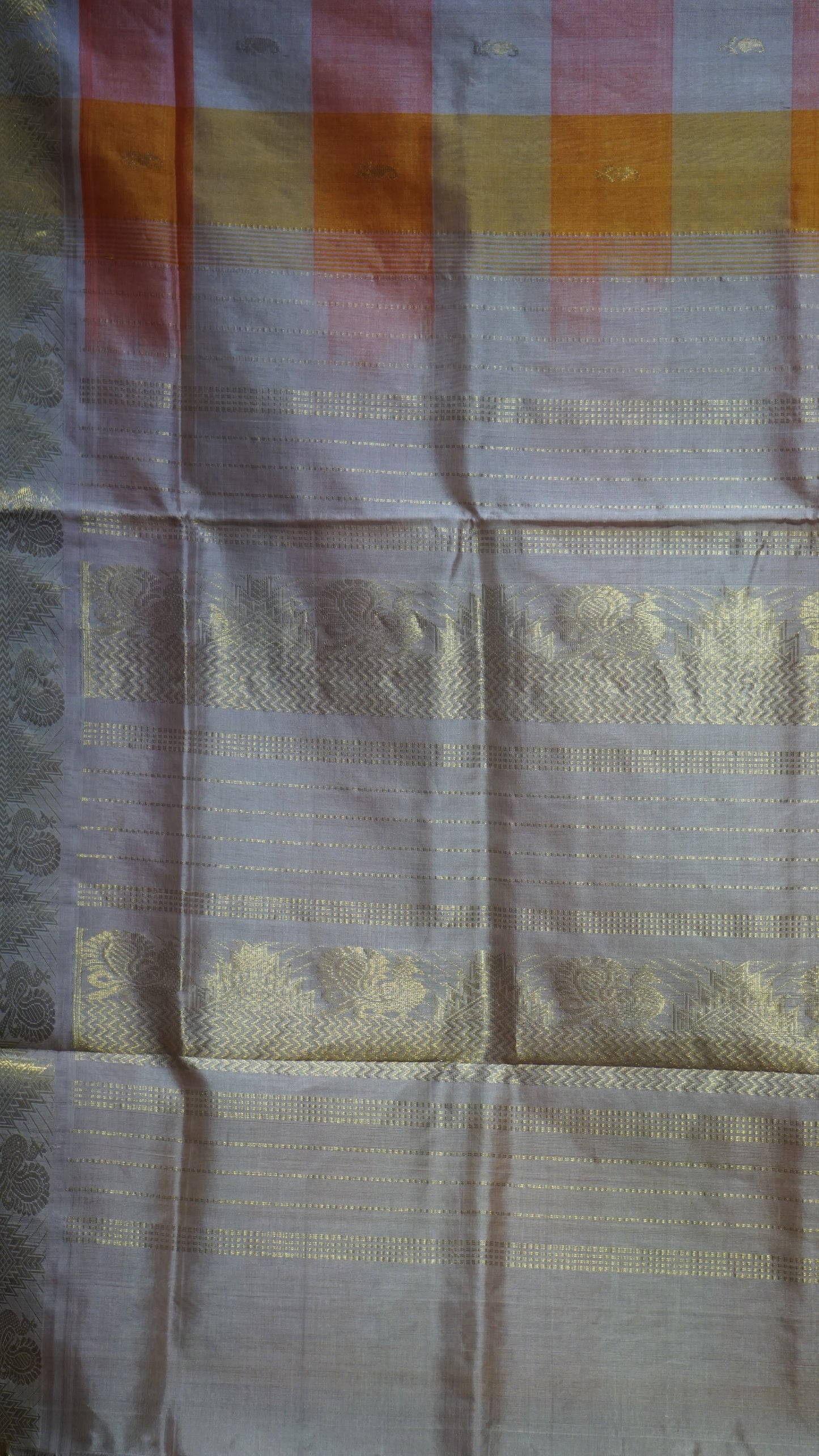 Silk Cotton Saree Sandal
