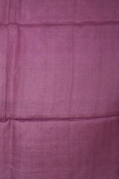 Pure Tussar Saree - Purple Small Butta